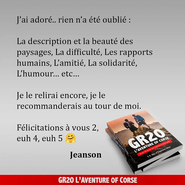 On adore recevoir des avis sur notre livre, surtout quand ils sont positifs comm