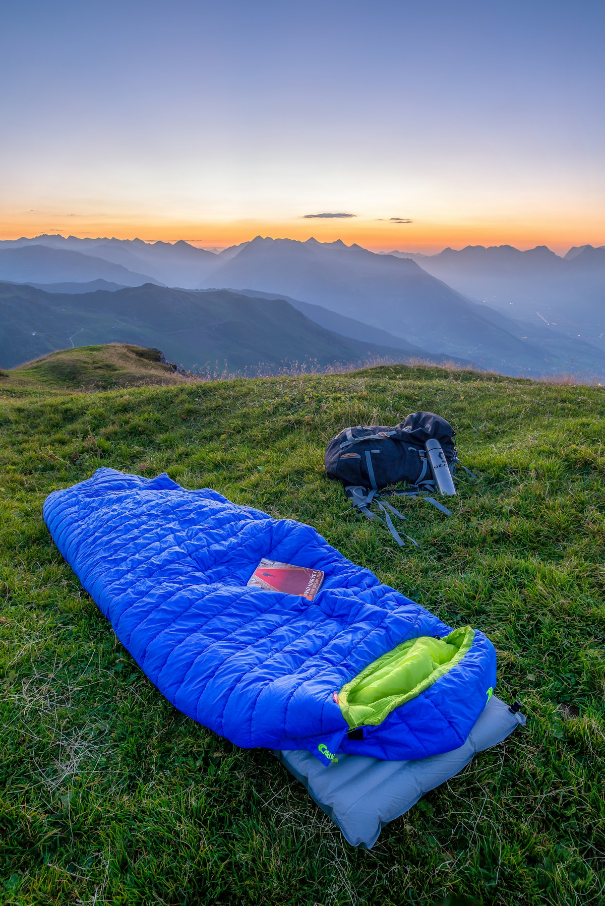 Duvet, sac de couchage et sac à viande pour le GR20 : que choisir ?
