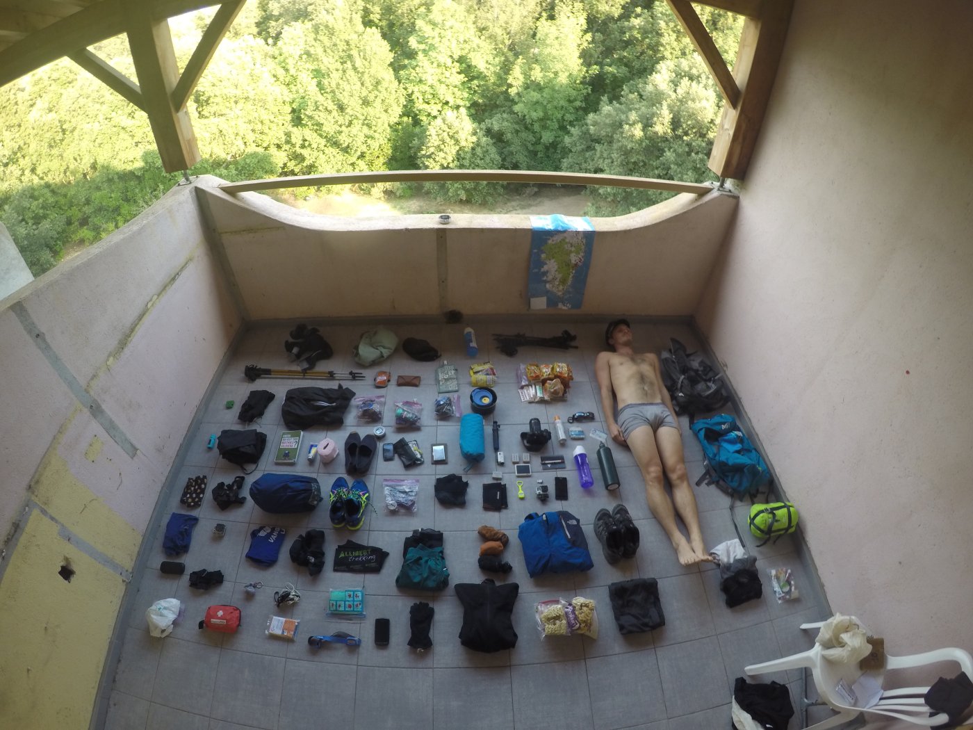 Matériel GR20 : le contenu de nos sacs