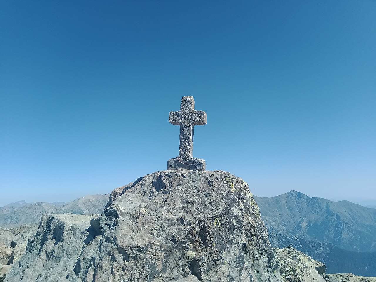 Monte d'Oro 2389 m, sommet depuis le GR20