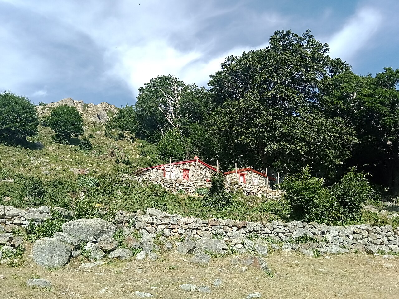 Bergeries d'Alzeta, transition nord–sud GR20