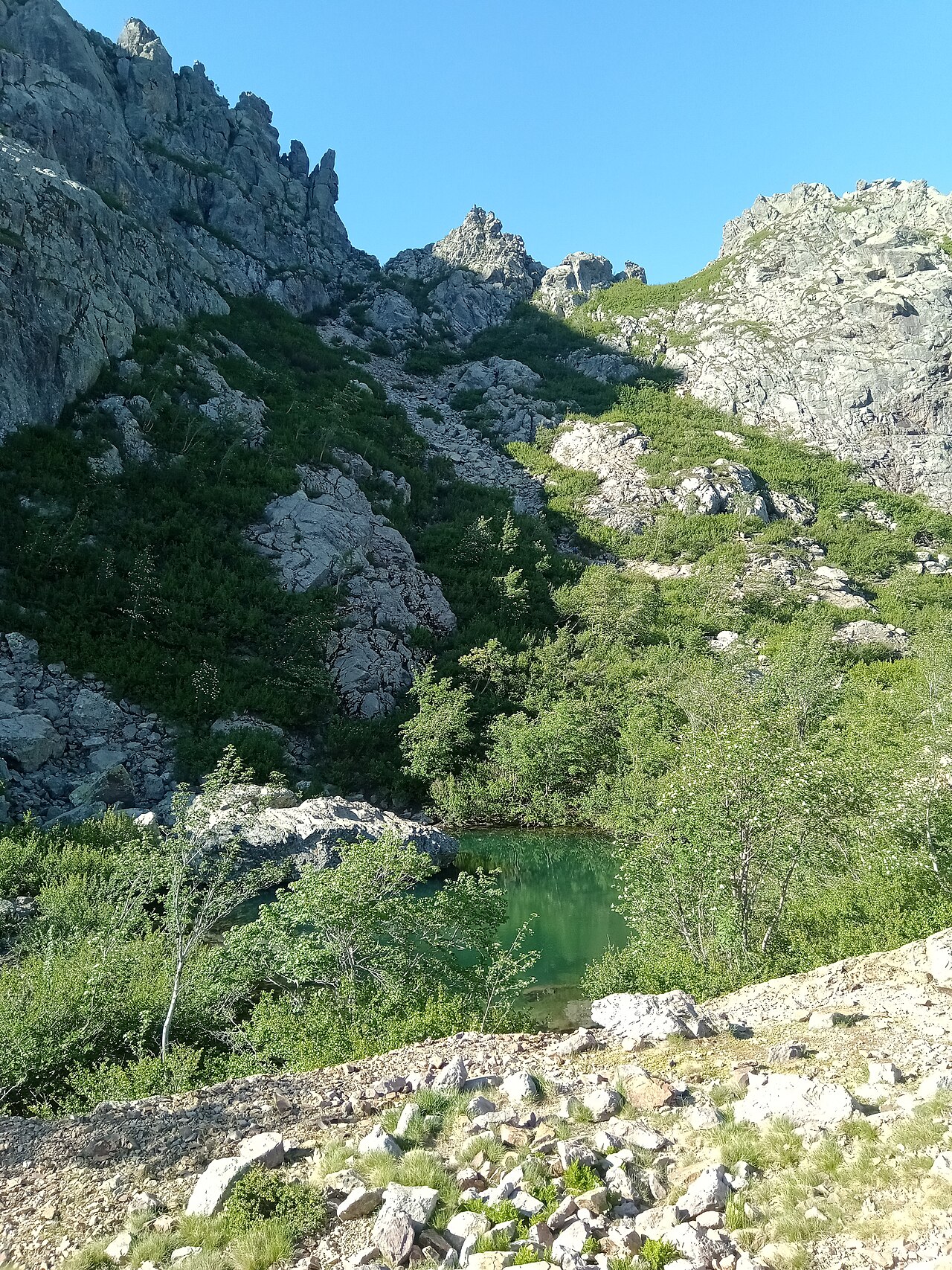 Lac de la Muvrella, étape Carrozzu–Asco